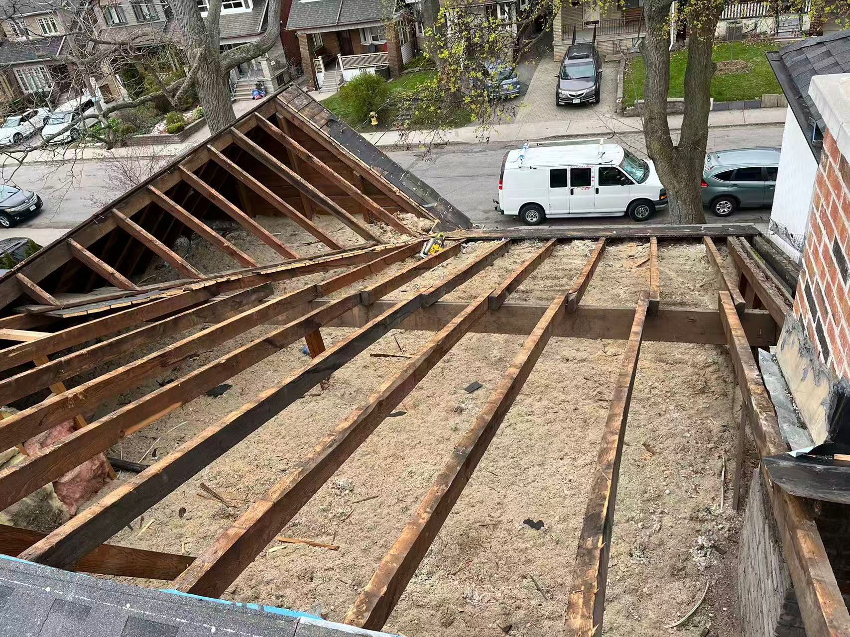 Rafter rebuild — West End